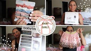 WHAT I GOT FOR MY BABY SPRINKLE  3rd time mom + first baby girl!