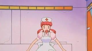 Nurse Joy afraid to water type pokemon