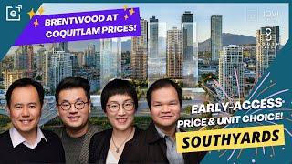 South Yards by Anthem Brentwood Burnaby Presale, VVIP Early Access Price and Unit Choice