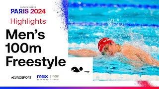 WORLD RECORD BROKEN! 🫨 | Men's Swimming 100m Freestyle Highlights | #Paris2024