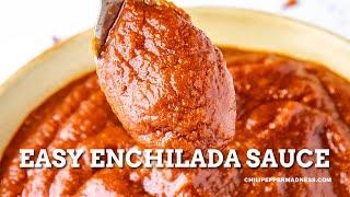 Quick and Easy Enchilada Sauce Recipe - Chili Pepper Madness