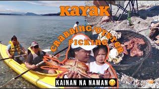 KAYAK CRABBING/OYSTER PICKING - KAINAN NA NAMAN | Maan Conde TV