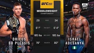  UFC 305: Dricus Du Plessis vs. Israel Adesanya | Full Fight & Highlights | Middleweight Title Bout