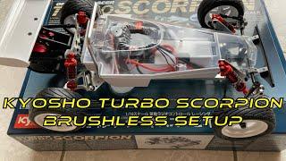 1/10 Kyosho Turbo Scorpion Brushless setup | Legendary series RC Buggy