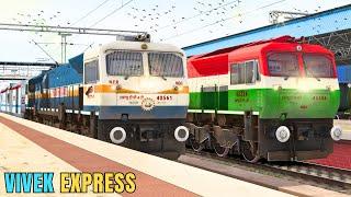 Diesel SPECIAL ||  Jammu Tawi Bandra Terminus VIVEK EXPRESS || Train Simulator Classic Pc Gameplay