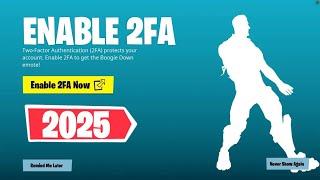 HOW TO ENABLE 2FA ON FORTNITE! (2025)