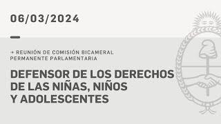 BICAMERAL DEFENSOR DE LOS DERECHOS DE NIÑOS/AS 06-03-25