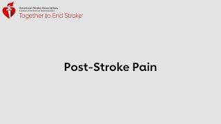 Pain After Stroke