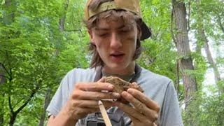 Livestreamed: Digging for Artifacts in an Ancient Camp Fire!  Live #1