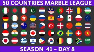 50 Countries Marble Race League Season 41 Day 8/10 Marble Race in Algodoo