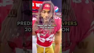 Predicting the 49ers 2023-24 Season… #shorts