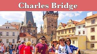 Charles Bridge, learn the history of Prague's famous landmark and the 30 statues in it.