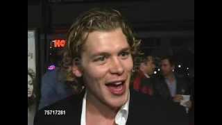 Joseph Morgan interview at the Alexander Premiere 2004/11/16