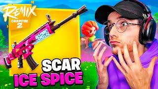 Je DÉCOUVRE l'ARME de ICE SPICE sur le CHAPITRE 2 REMIX FORTNITE  !