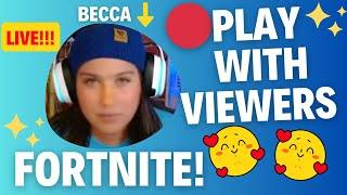 Fortnite LIVE Play with Viewers #fortnite