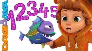 12345 Once I Caught a Fish Alive | Nursery Rhymes and Baby Songs from Dave and Ava