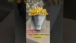 Golden Crown #tiara #diadem #laurel #wreathdesign #ancienthistory #rome #greek #mythlogy #royalty 