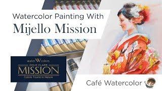 Mijello Mission Gold Watercolors Review - my painting with it