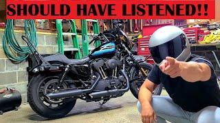 I SHOULD Have Listened to YOU!!....About this Harley Sportster Modification!