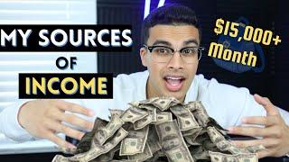 My 6 Sources of Income at Age 21 ($15,000/Month)