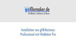 gFM-Business Professional Installation