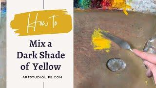 Tips for Mixing a Dark Yellow Color (Right the First Time)