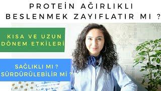 PROTEİN AĞIRLIKLI BESLENMEK ZAYIFLATIR MI?