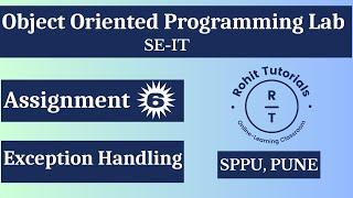 Pract 6: Exception Handling in Java | Exception in Java | Introduction to Exception Handling | SE IT