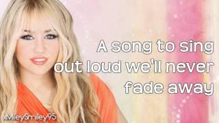 Hannah Montana - Wherever I Go (SOLO version) (with lyrics)