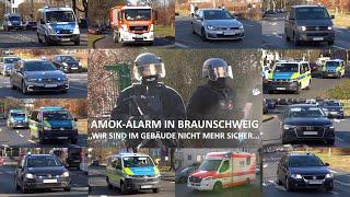 [AMOKALARM AN GRUNDSCHULE! | MEK, BFE & mehr!] Polizei-Großeinsatz an Grundschule in Braunschweig