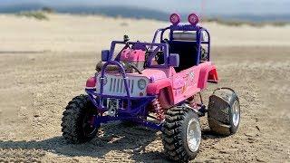 450cc Barbie Jeep Hits The Dunes