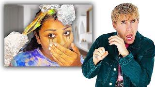 Hairdresser Reacts To The Worst Bleach Highlights