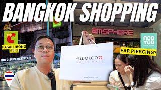 Pasalubong Shopping in Big C + Buying Swatch Emsphere + Ear Piercing + Bangkok Thailand Vlog 2024