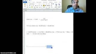 delay vs bandwidth on long fat network (LFN)