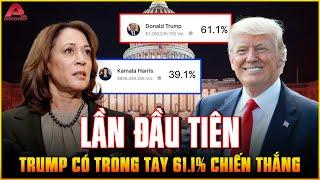 CHỐT KẾT QUẢ BẦU CỬ: LẦN ĐẦU TIÊN Trump chiếm 61.1%, GIÁNG ĐÒN CHÍ MẠNG vào Harris ở PHÚT CUỐI CÙNG