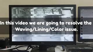 How to Solve Noise/lining/Color Issue in CCTV | cctv camera lining problem solved