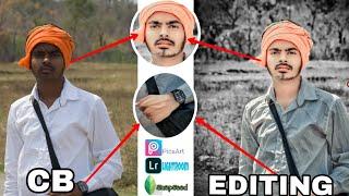 Lightroom Mobile DARK CYBER Tone|| Photo editing tutorial ||- sonu editor x2