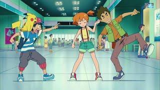 Ash old friends Misty and Brock in Alola region #POKEMON SUN AND MOON