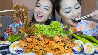 THUNDERSTORM HAS NOTHING ON US! SISTERS KOREAN FOOD MUKBANG | SASVlogs