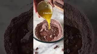 *EASIEST* EGGLESS HOT FUDGE CAKE | SUPER YUMMY CHOCOLATE CAKE AT HOME #shorts