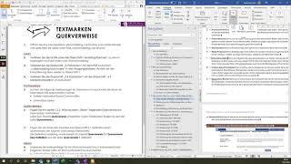 Textmarken und Querverweise in Word