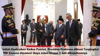 Dibuat PM Xanana Terpingkal Presiden Prabowo Dipameri Gaya Jalan,Awalnya Terkejut Dasi Jas Bs Kembar