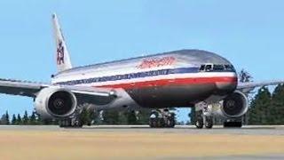 FSX - American Airlines 777 - Welcome to Raleigh!