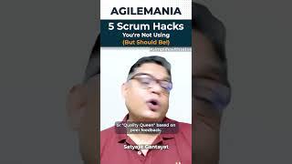 5 Scrum Hacks You're Not Using | #shorts #scrum #scrumtips #scrummaster #dailystandup #sprintreview