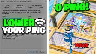  HOW TO GET 0 PING IN FORTNITE CHAPTER 5! | Lower Ping in 2024 ️