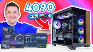 Building the ULTIMATE 4K Gaming PC!  [ft. RTX 4090 & X870E w/ Benchmarks]