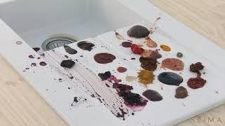 The ULTIMATE Kitchen Sink Stain Test - Seima Arqstone Sink