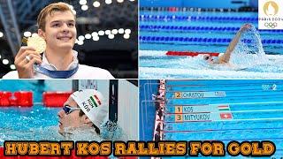 Hungary’s Hubert Kos Wins Gold in 200 Backstroke, Apostolos Christou Silver, Roman Mityuko Bronze