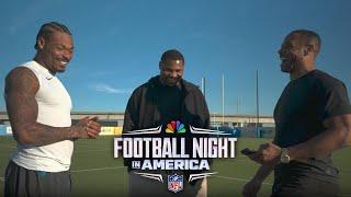 Chargers' Khalil Mack, Derwin James embracing Jim Harbaugh (FULL INTERVIEW) | FNIA | NFL on NBC