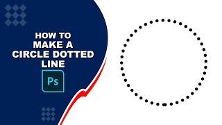 How to make a circle dotted line in photoshop